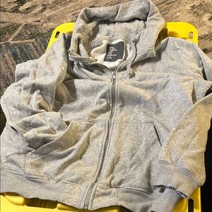 H&M Gray Zip-Up Hoodie